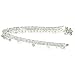 Gift for Valentine - Anklets Ankle Bracelet in Sterling Silver 72 Grams 9.5 " (anklt543)