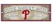 Philadelphia Phillies Home Sweet Home Country Stitch Décor Wood Sign