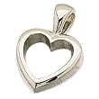 Platinum Unwrap Heart Pendant