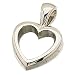 Platinum Unwrap Heart Pendant