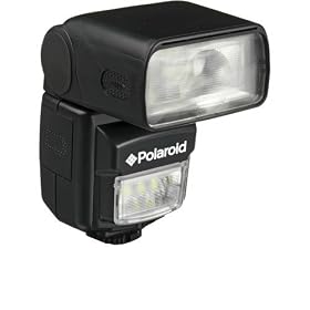 Polaroid PL-150DC Studio Series Digital TTL Shoe Mount Bounce Dua Flash + Built In LED Video Light For The Canon Digital EOS Rebel T4i (650D), T3 (1100D), T3i (600D), T1i (500D), T2i (550D), XSI (450D), XS (1000D), XTI (400D), XT (350D), 1D C, 60D, 60Da, 50D, 40D, 30D, 20D, 10D, 5D, 1D X, 1D, 5D M