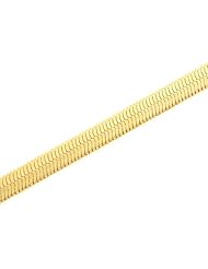 24.3inches, 616mm L x 6mm Wide 14 KT Yellow Gold Filled Chain Necklace 20.5 G