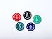 Amnesty International Round Logo Assorted Color Magnets