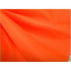 Baumwollstoff Fahnentuch orange, Meterware