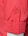 Luna Flower Women's Side Ribbed Panel Stylish Button Down Solid Color Shirts
