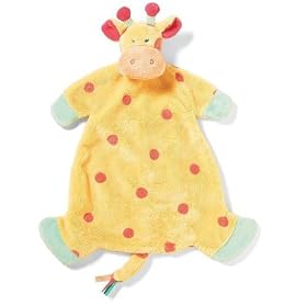 Manhattan Baby - Jingle Jungle Giraffe Blankie, 35.5cm