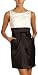 Teeze Me Junior's Bow Sheath,Black/Off White,9