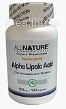 Alpha Lipoic Acid 100mg 100 Capsules, All Nature