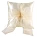 This enchanting pillow makes an elegant prop for your wedding's ring bearer Ivory satin square pillow Elegant chiffon ribbon forms a bow in the center 8.75Lx8.75W", Manufacturer: Masterpiece Studios