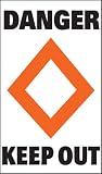 Taylor Made Products Sur-Mark Marker Buoy Label (Danger Keep Out)
