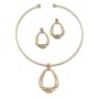 Goldtone Tailored Jewelry Set