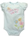 "Cute As A Button" 2-Sided Short Sleeve Bodysuit by Baby Essentials