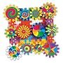 Quercetti Georello Kaleido Gears, 55 pieces