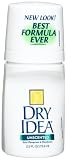 Dry Idea Roll On Anti-Perspirant & Deodorant, Unscented, 2.5-Ounce Tubes (Pack of 4)