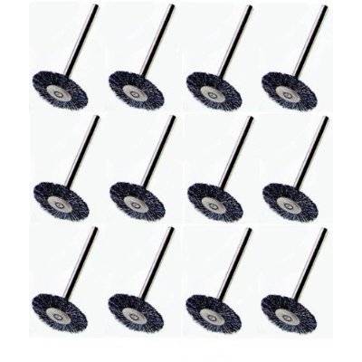 12 Steel Wheel Wire Brushes Gunsmith Bits for Dremel ..... Best Seller on Amazon!