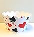 Vegas Casino Playing Cards Suit Cupcake Wrappers 24ct