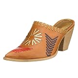 BCBGirls Women's Bushy Western Mule