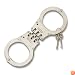 Hinged Nickel Plated Double Lock Handcuffs