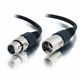 Cables To Go 0.5m Pro-Audio XLR Male to XLR Female