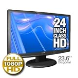 Auria EQ2487F 24-Inch 720p LCD TV, Piano Black