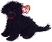 Ty Smudges - Curly Black Dog