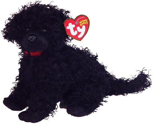Ty Smudges - Curly Black Dog