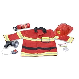 Melissa and Doug Fire Chief Costume Deluxe Role Play Set by Melissa & Doug