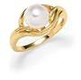 14k Yellow Gold 7.5-8.0mm Freshwater Cultured Pearl Ring, Size 7