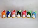 Authentic TRC Iwako Erasers Imported From Japan Penguin Cousins/relatives Japanese Eraser Set of 7 Pieces. Party Favors, Miniature Doll House or Cake Decorations, Christmas Stocking Stuffers, Easter Baskets Fillers.