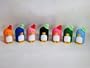Authentic TRC Iwako Erasers Imported From Japan Penguin Cousins/relatives Japanese Eraser Set of 7 Pieces. Party Favors, Miniature Doll House or Cake Decorations, Christmas Stocking Stuffers, Easter Baskets Fillers.
