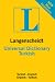 Turkish Langenscheidt Universal Dictionary