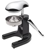 Metrokane Mighty OJ Manual Juice Squeezer, Black/Chrome