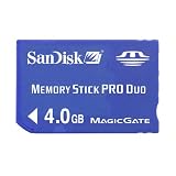 SanDisk 4 GB Memory Stick PRO Duo Flash Memory Card SDMSPD-4096-A11