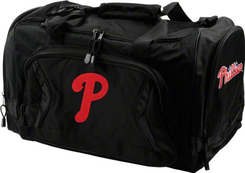 Philadelphia Phillies Black Flyby Duffle Bag