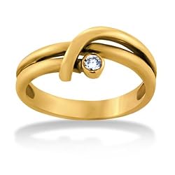 18kt Yellow Gold Diamond Ring (.06 ctw)