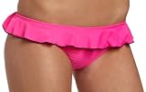 Sofia by ViX Women's Solid Ruffle Bikini Bottom