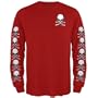 Skull & Crossbones -Red Long Sleeve