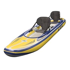 Walker Bay Airis Tandem Inflatable Recreational 2-person Kayak (12 - Feet, Yellow)