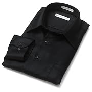 Geoffrey Beene Men's Long Sleeve Wrinkle Free Full Cut Sateen Solid Shirt