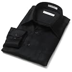 Geoffrey Beene Men's Long Sleeve Wrinkle Free Full Cut Sateen Solid Shirt