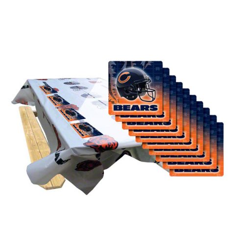 Chicago Bears Tablecloth Coaster Pack