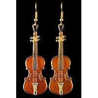 Stradivarius Violin Earrings