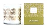 Paddywax Luxe 20-Ounce Poured Glass Candle, Vetiver