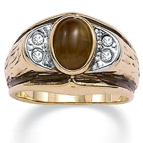 Mens Tiger's-Eye Ring by 