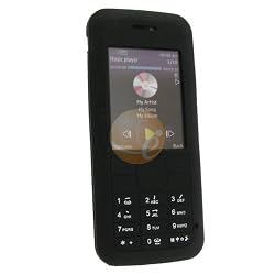 Silicone Skin Case for Nokia XpressMusic 5310, Black