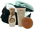 Petite Cherie by Annick Goutal for Women 4 Piece Set Includes: 1.7 oz Eau de Toilette Spray + 2.5 oz Perfumed Body Cream + 4.2 oz Perfumed Soap + Green Velvet Drawstring Pouch