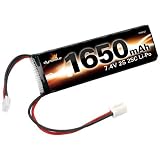 7.4V 1650mAh 2S 25C LiPo: MS, MLM, 18T