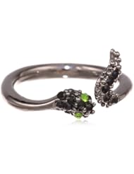 KARA by Kara Ross Crystal Snake Band, Crystals Ring, Size 8