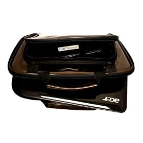 Lenovo IdeaPad S10 Notebook CaseCrown Double Memory Foam Netbook Case with Shoulder Strap (Metallic Chocolate)