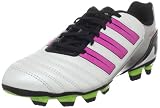 adidas Women's Predito_X Trx Fg W Soccer Cleat,Predator Running White/Intense Pink/Slime,8 C US